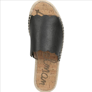 Sam Edelman Andy Botalatto Tumbled Leather Slides